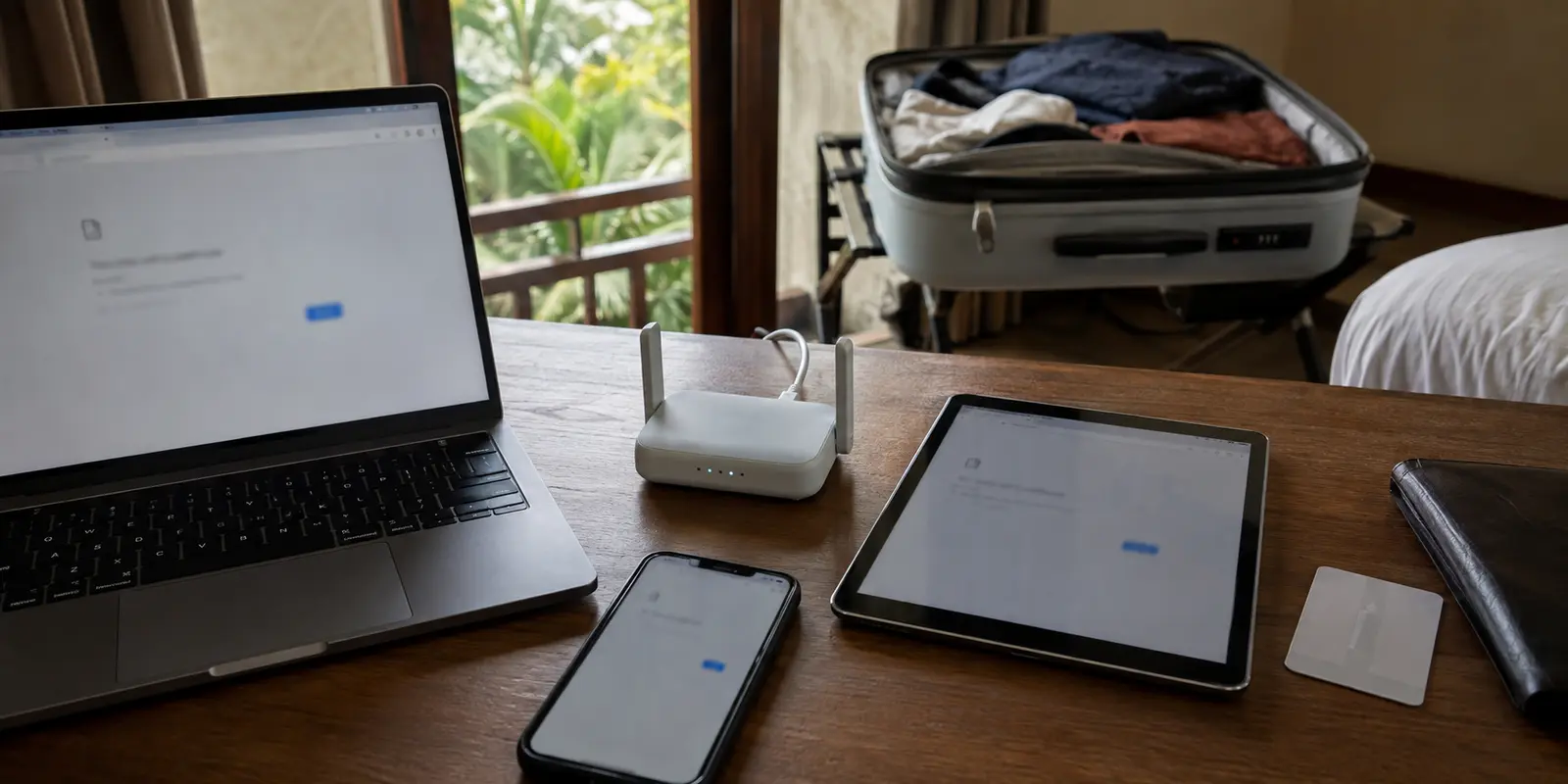 Router de viaje para compartir una VPN en Indonesia: no pagaría por 5G si el teléfono ya puede dar Internet