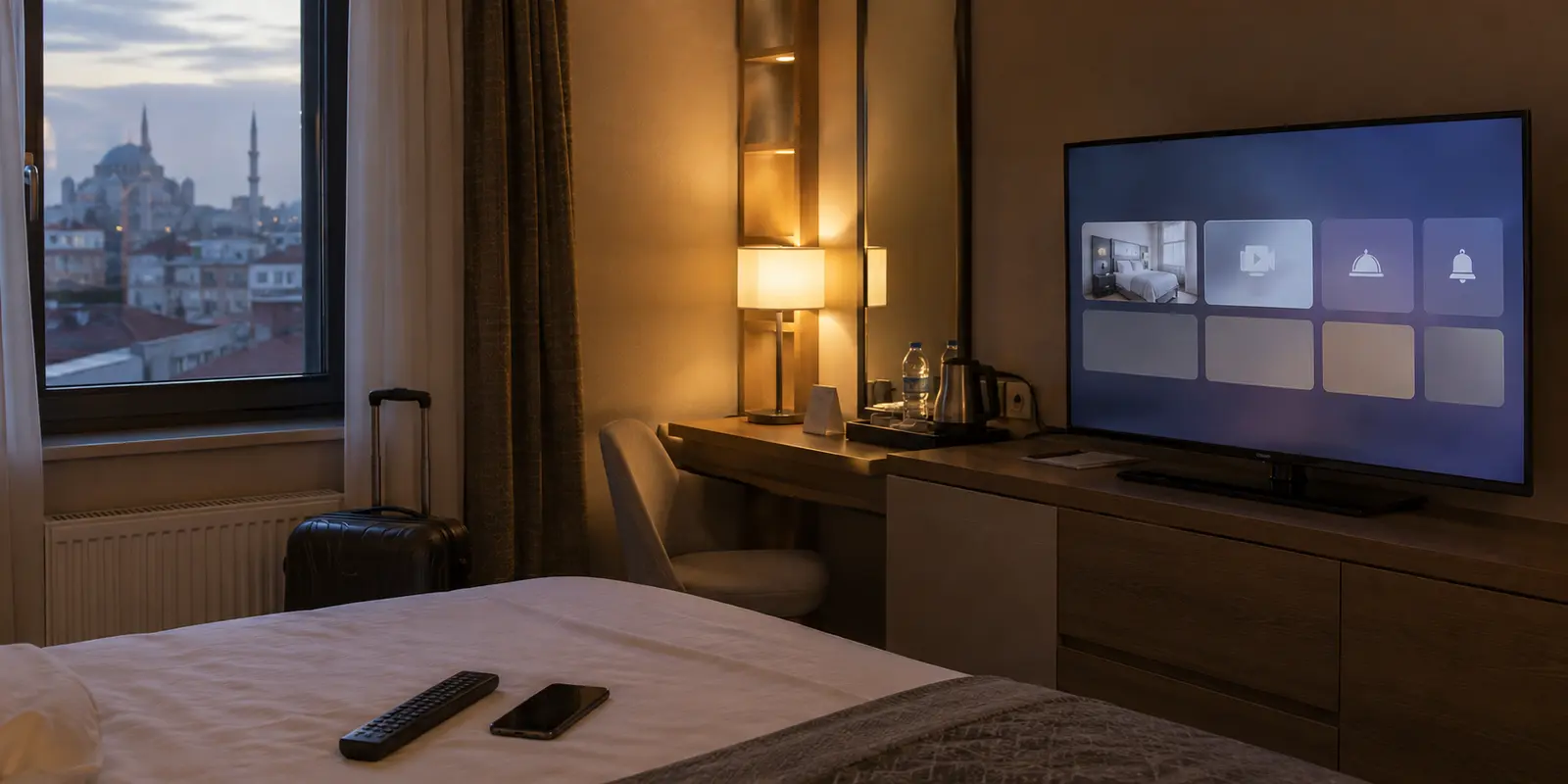 Smart TV de hotel en Turquía: probar primero en tu propio dispositivo