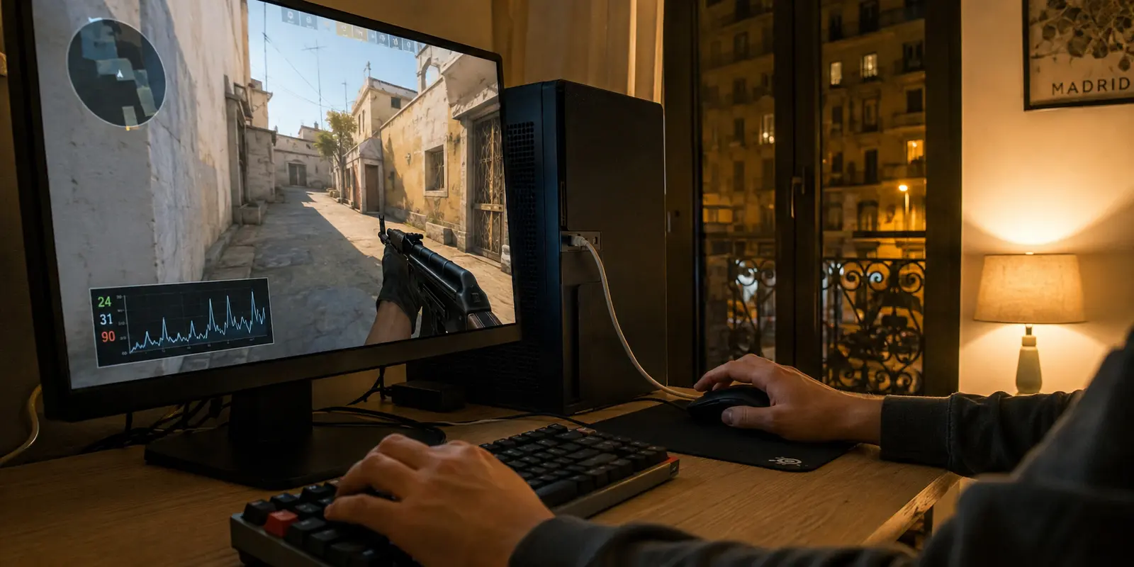 Jugar desde España con menos latencia: primero fijé el servidor