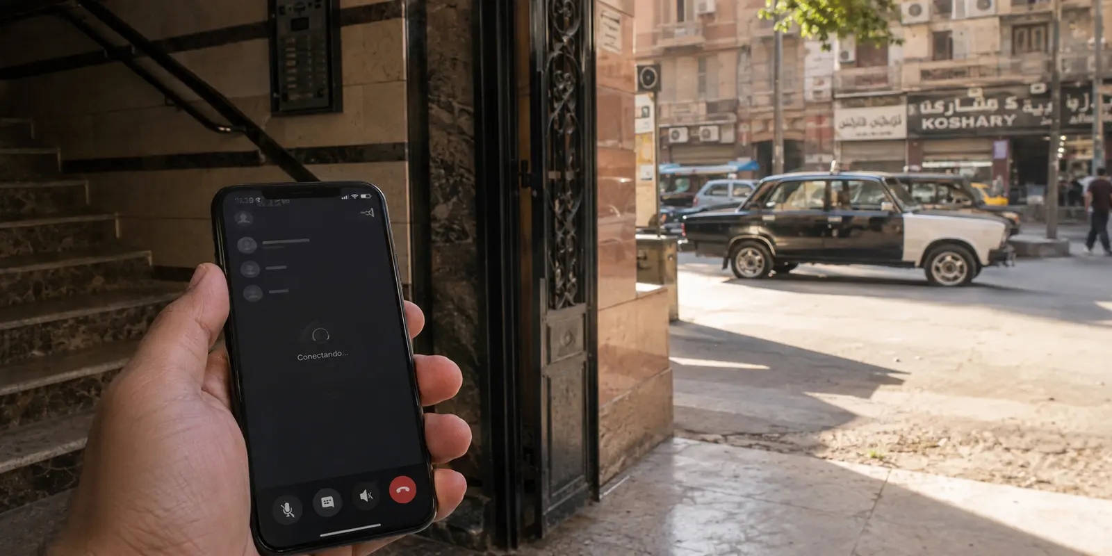Cuando desaparece la conexión en las redes inestables de un viaje