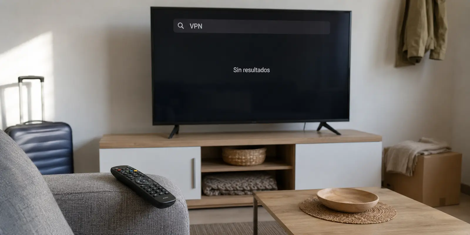 Cuando una Smart TV no admite la app de VPN