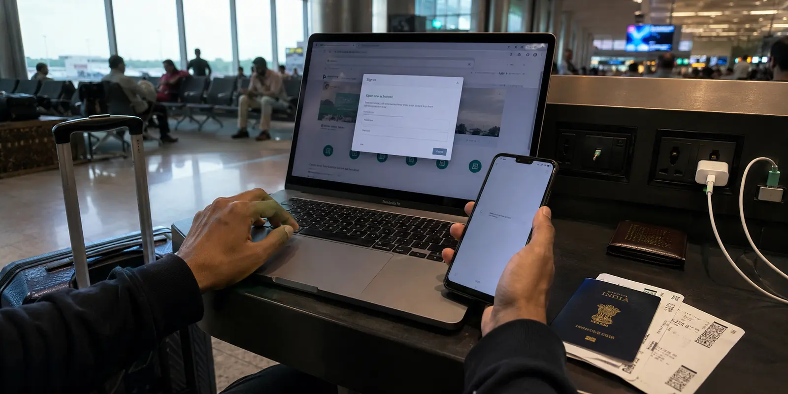 Usar una VPN en hoteles y aeropuertos de India