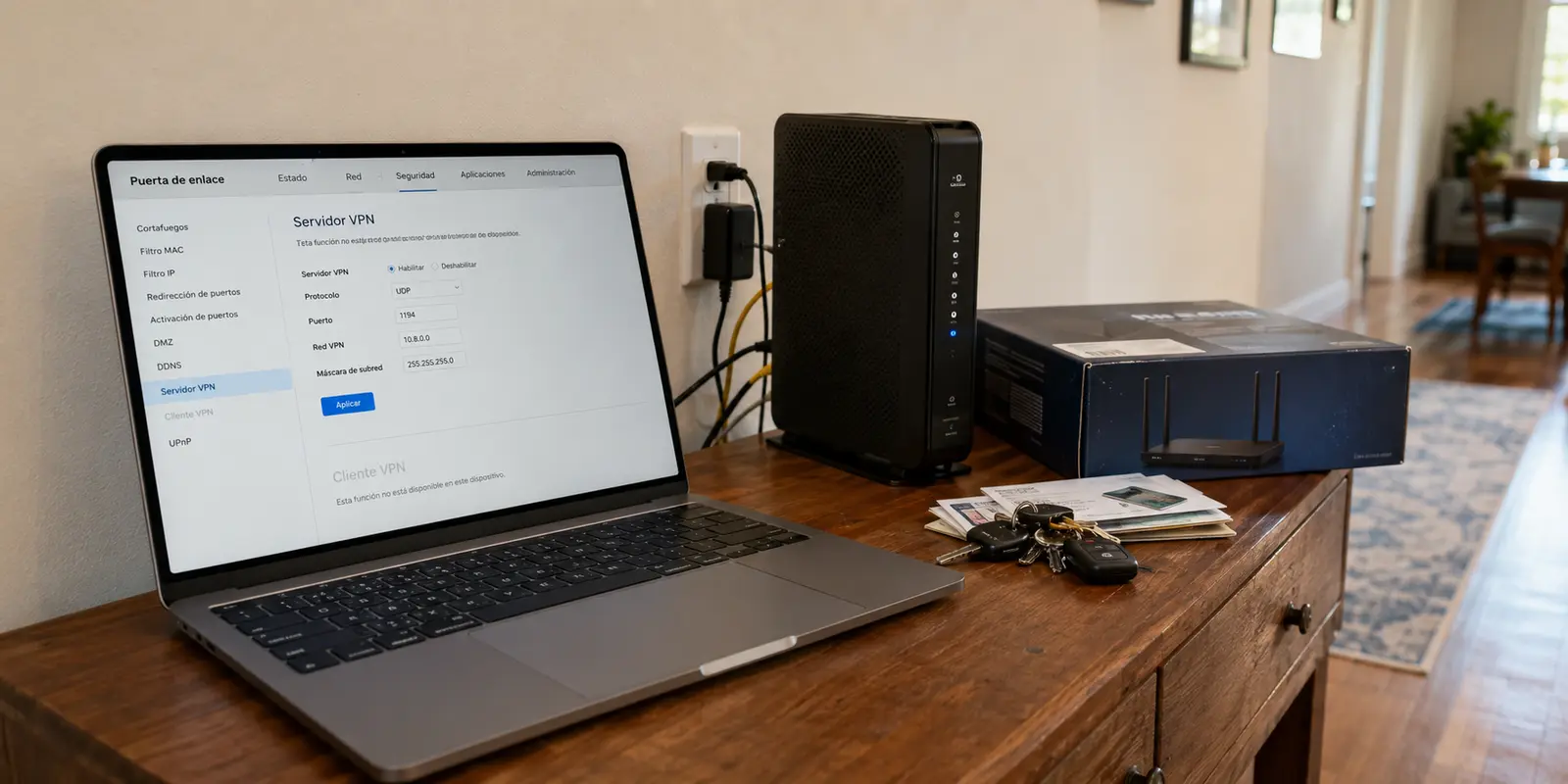 Una guía en español para configurar la VPN del router sin perderse en los menús